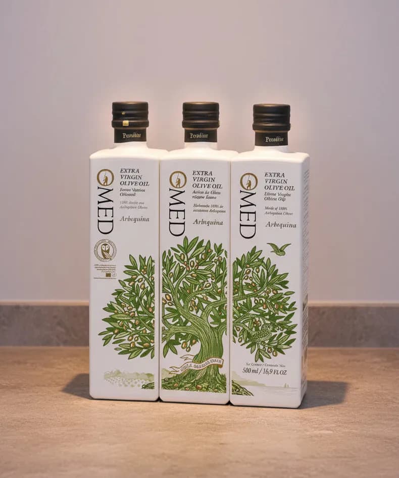 OMED Early Harvest Extra Virgin Arbequina Olive Oil