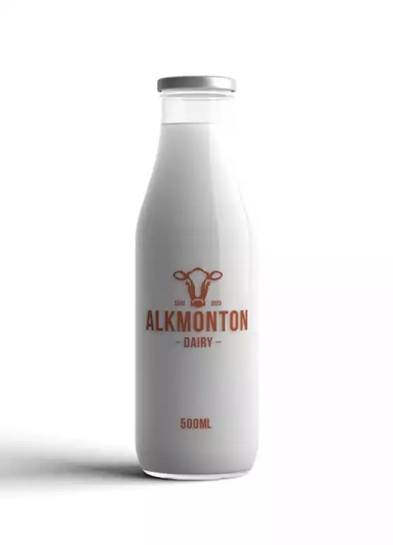 Semi-Skimmed Milk (500ml Glass Bottle)