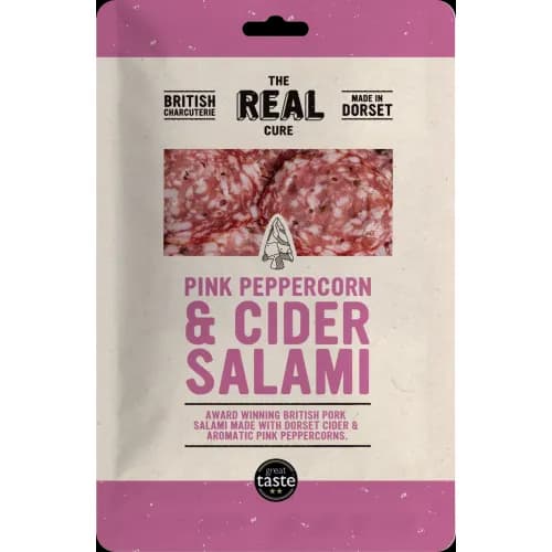 The Real Cure Pink Peppercorn & Cider Salami
