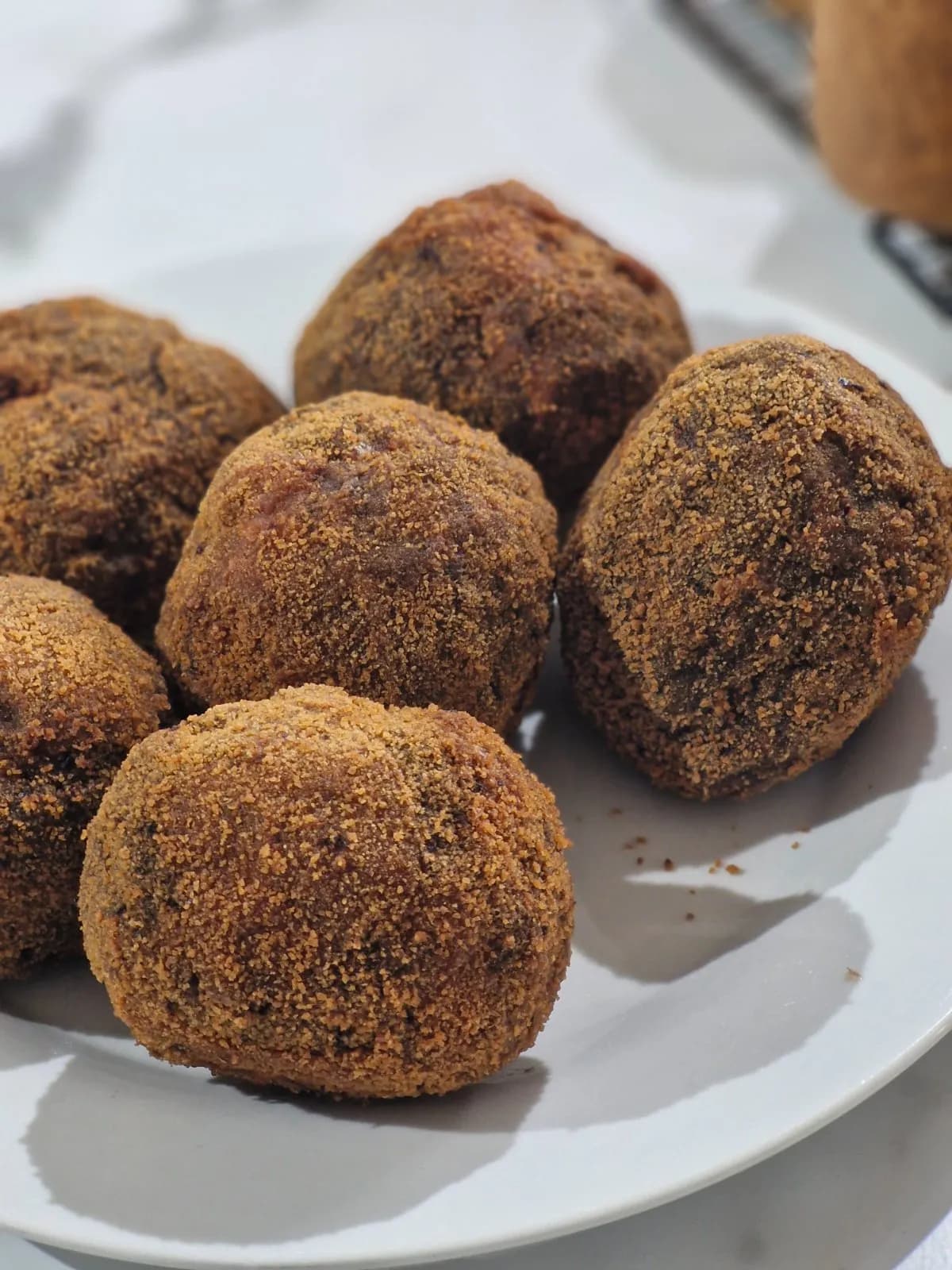 Large black pudding scotch egg