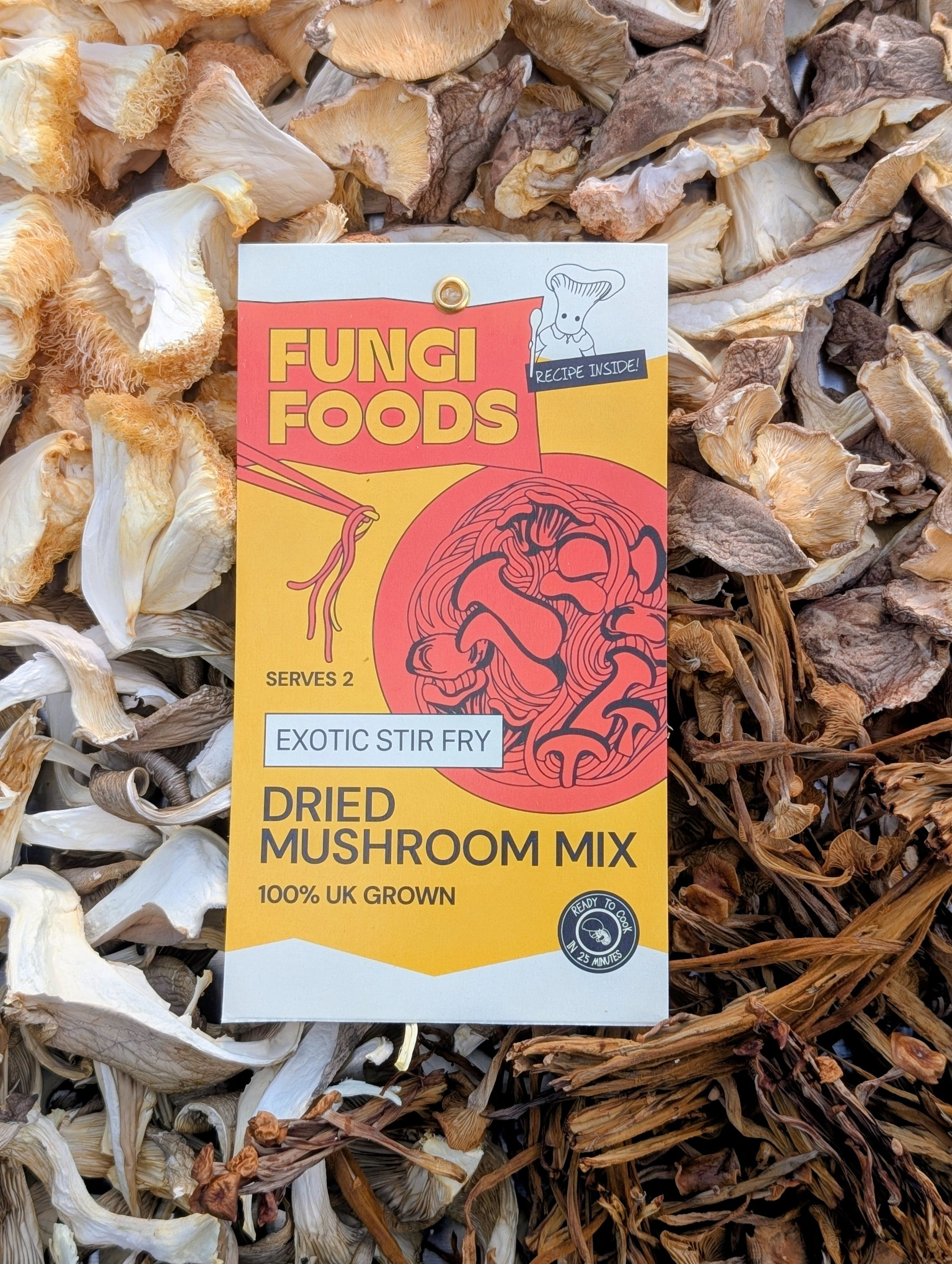 Fungi Foods Exotic Dried Mushrooms