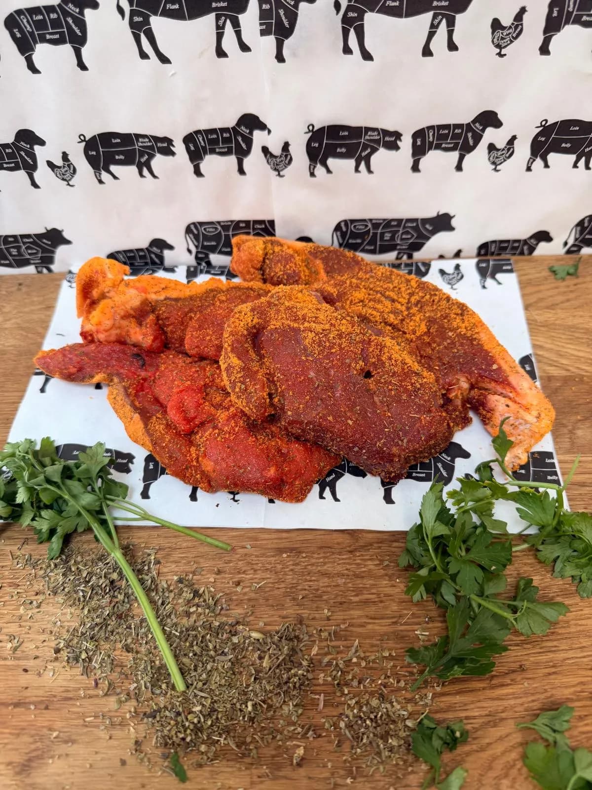 Minted Lamb Steak