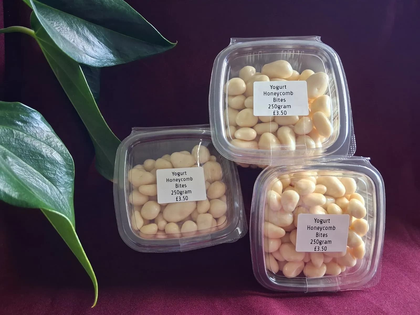 Yogurt Coated Honeycomb Bites