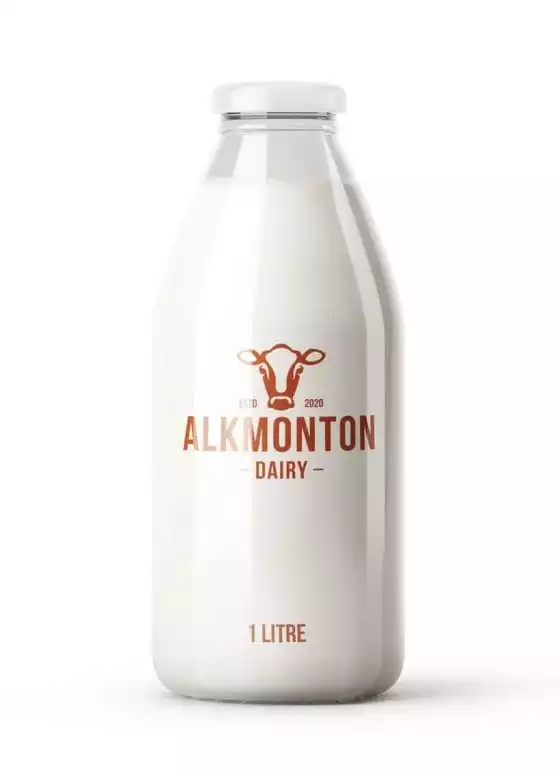 Skimmed Milk (1L Glass Bottle)