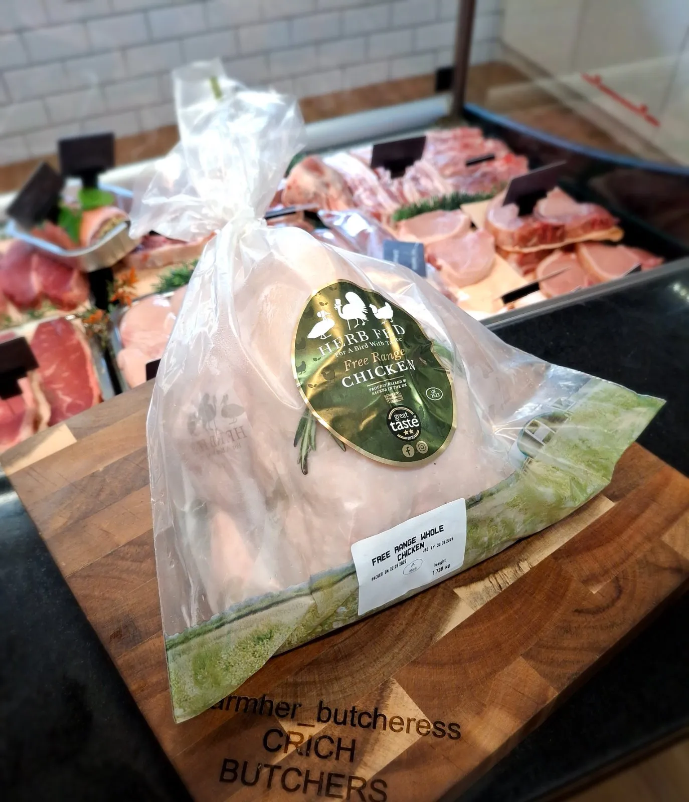 Free range whole chicken