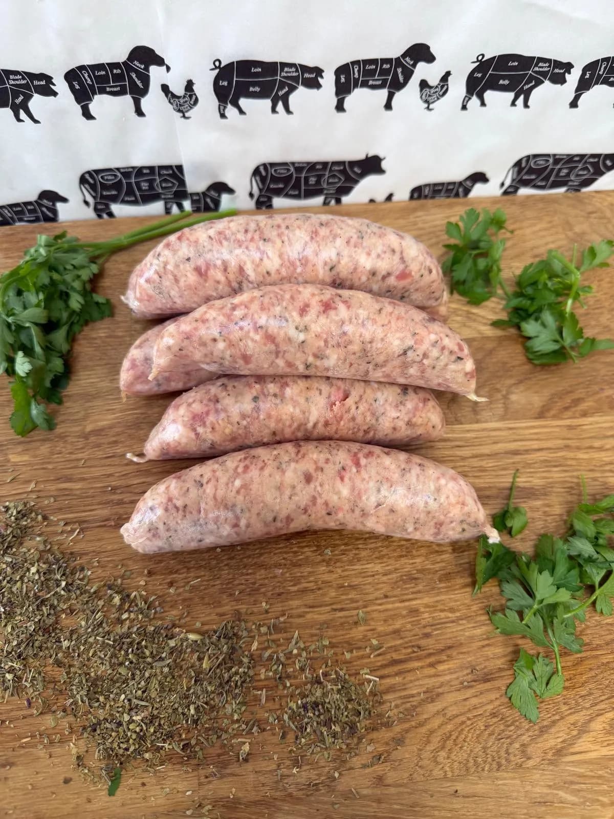 Lincolnshire Sausages