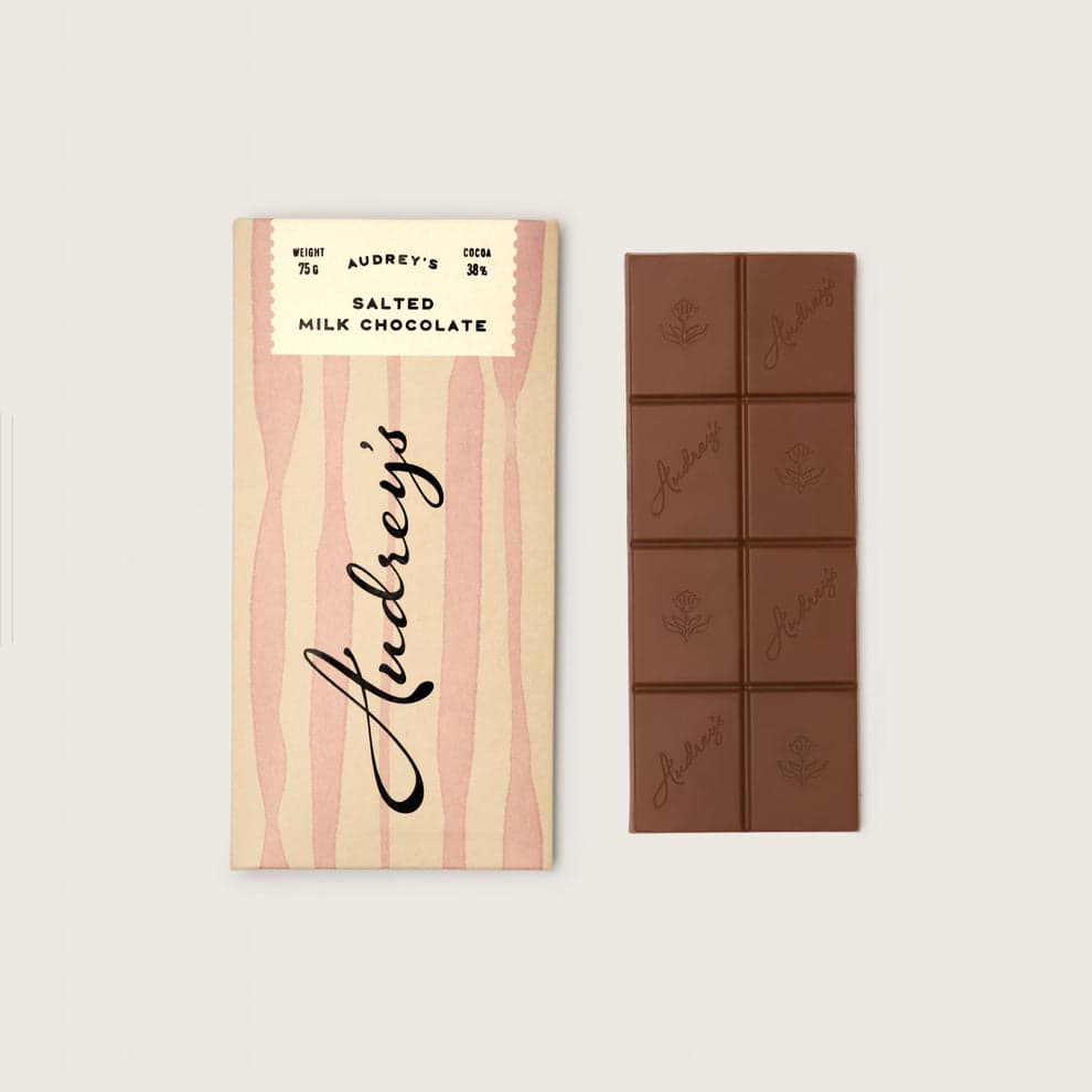 Audrey's Salted 38% Milk Chocolate