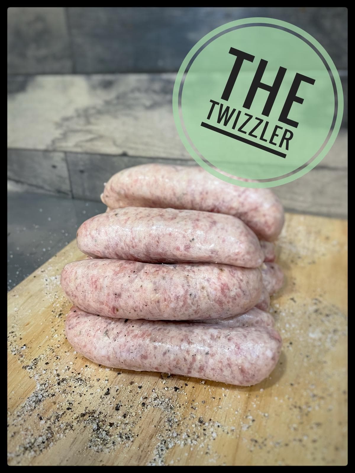 Cracked Black Pepper Sausages (Thick)
