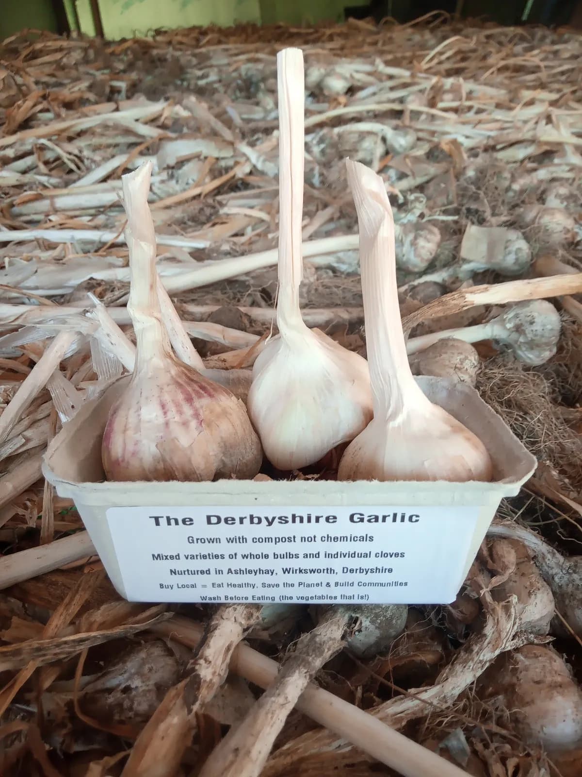 The Derbyshire Garlic punnet