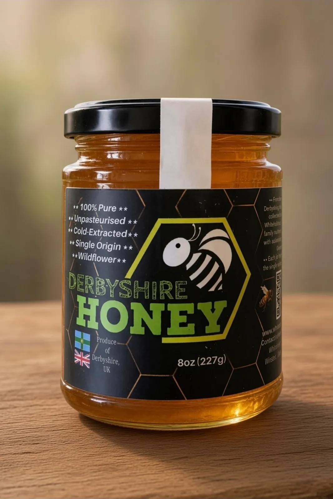Derbyshire blossom honey 8oz (227g)