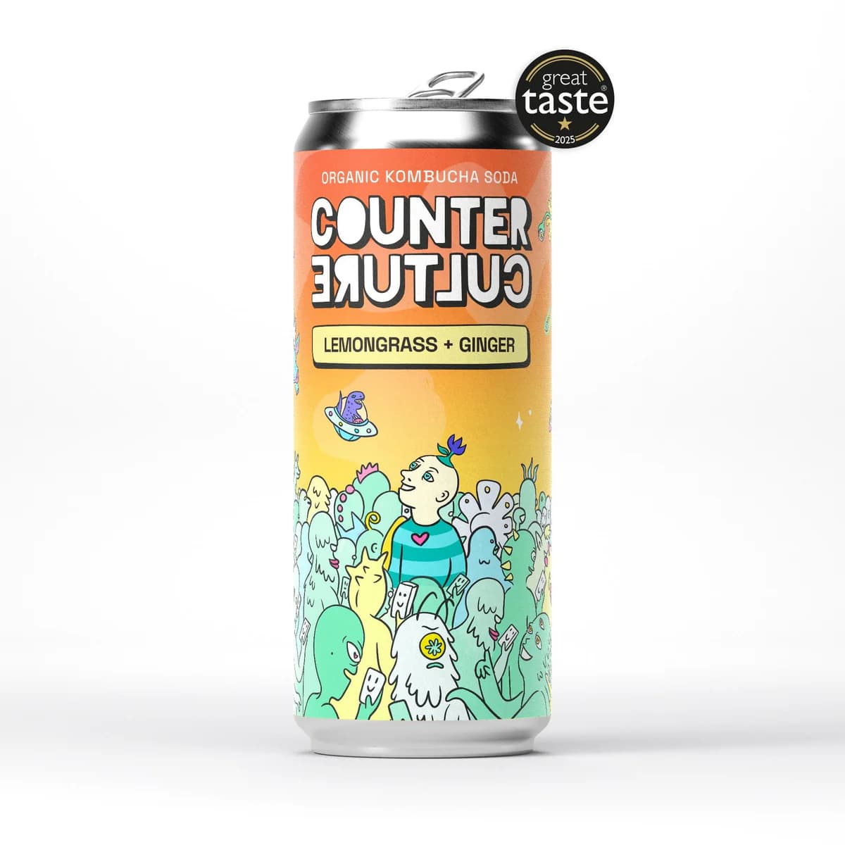 Counter Culture Lemongrass & Ginger Kombucha