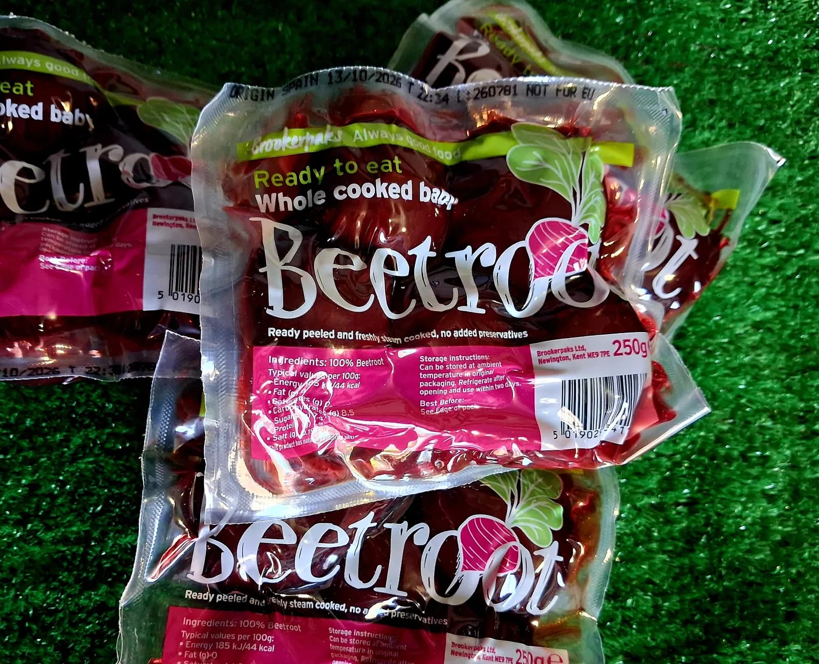 Ready to eat beetroot