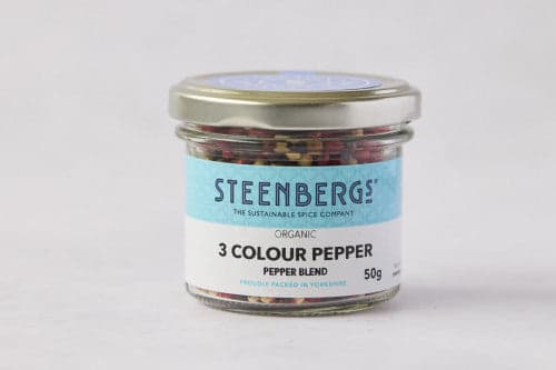 Steenbergs Organic Black, White & Pink Peppercorns
