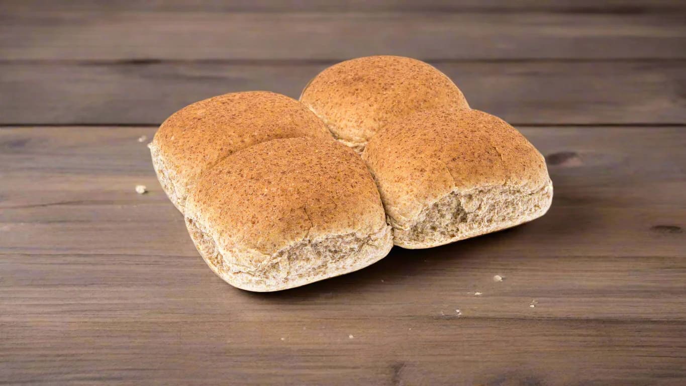 Wholemeal Baps x 4