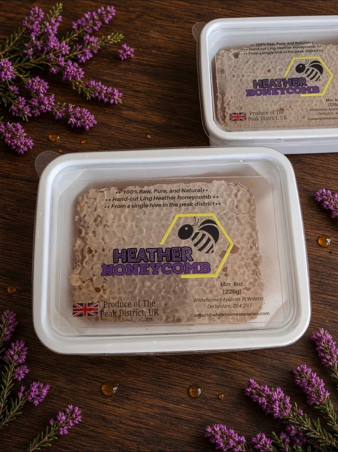 Hand-cut Ling heather honeycomb