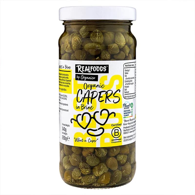 Organic Capers in Brine by Organico