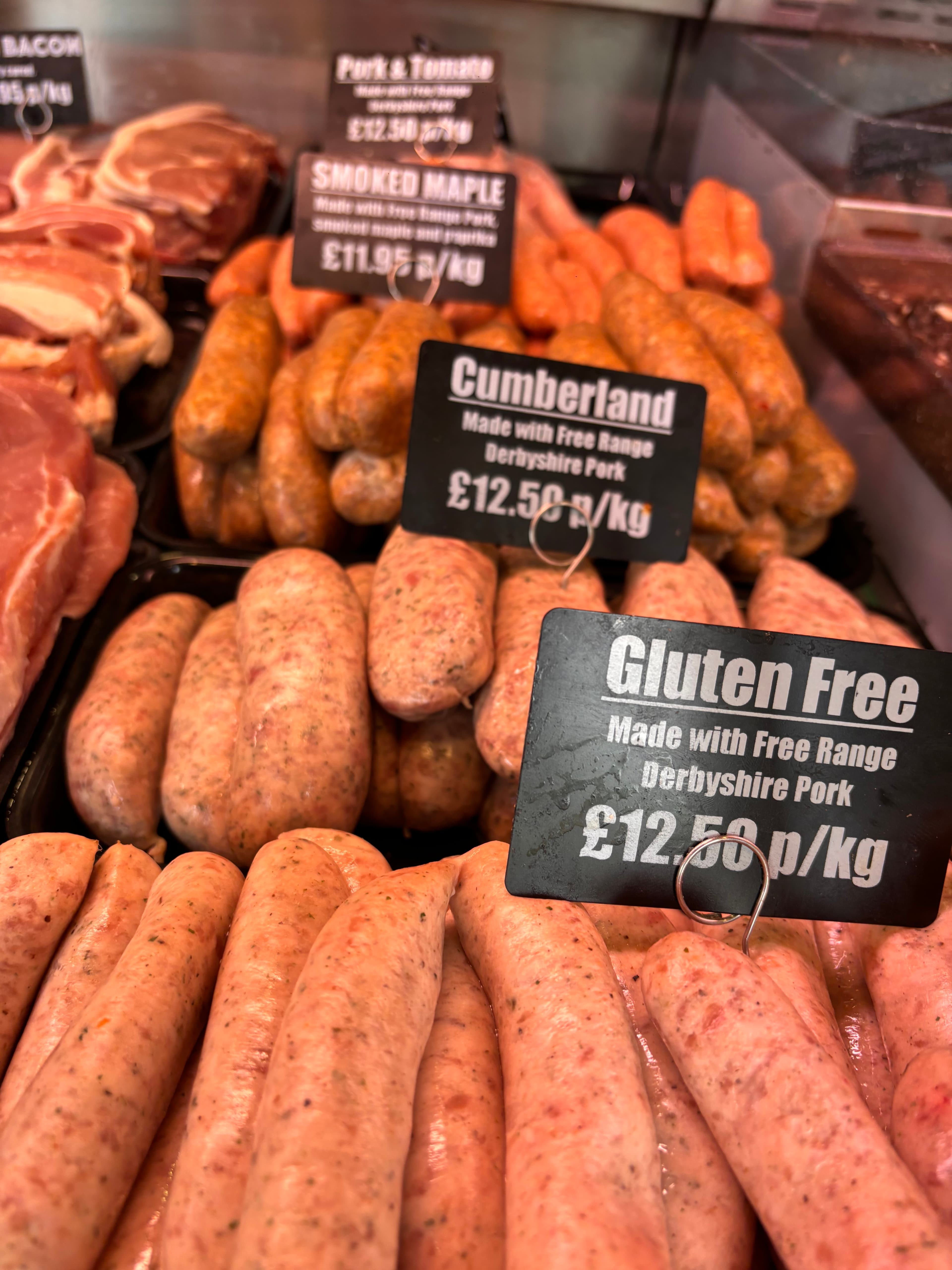 Gluten free Cumberland sausages