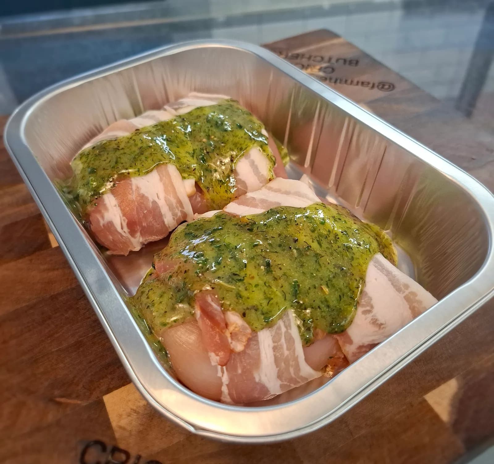 Garlic Chicken Parcels