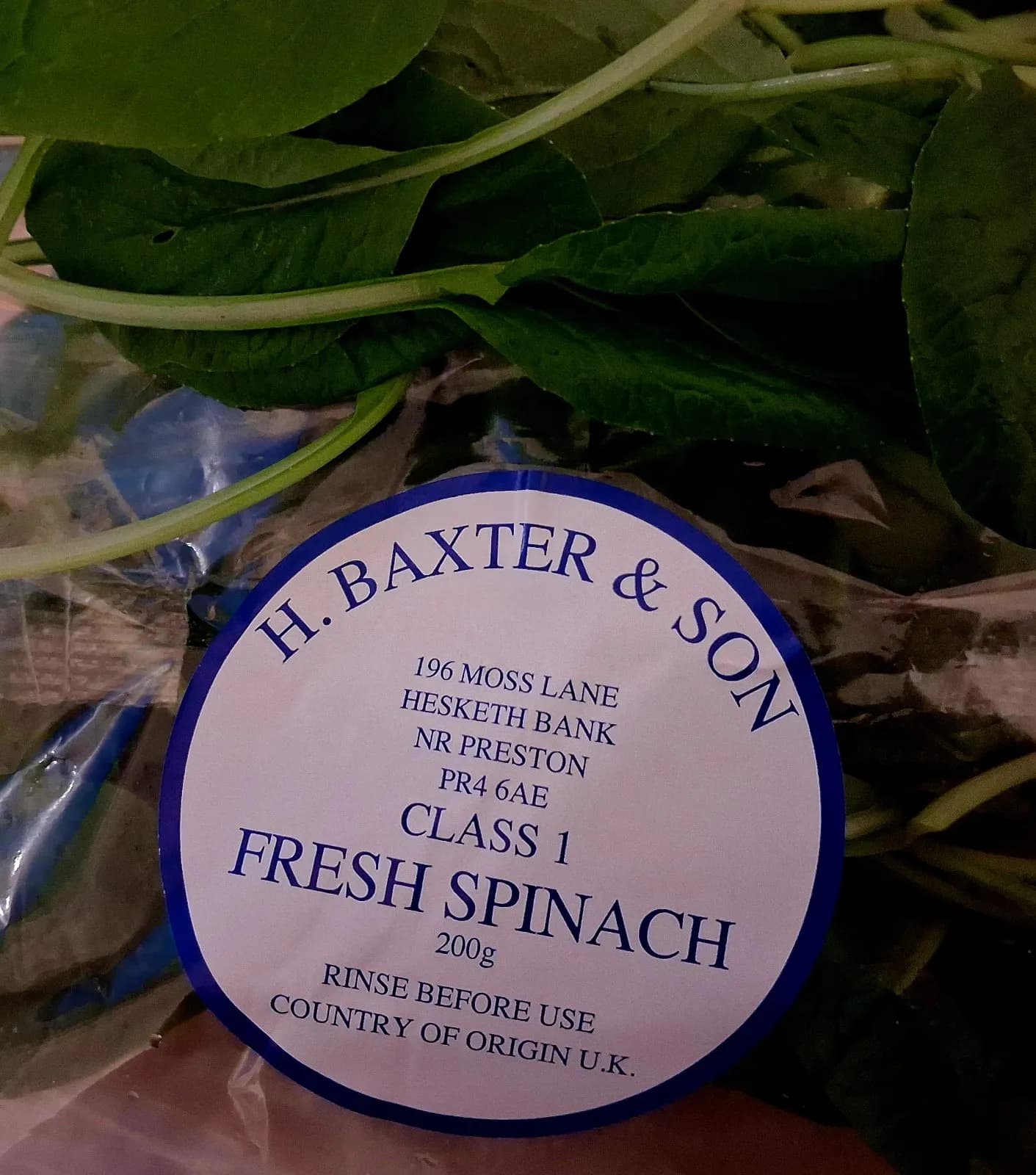 Fresh Spinach