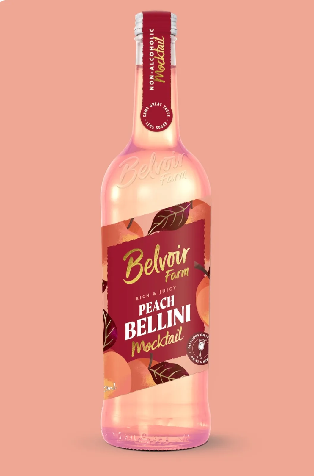 Peach Bellini Mocktail