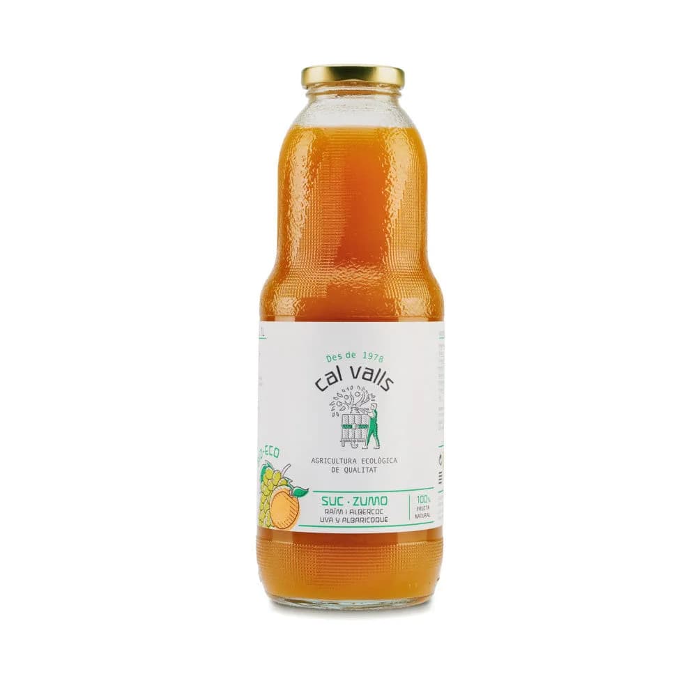 Cal Valls Organic White Grape & Peach Juice