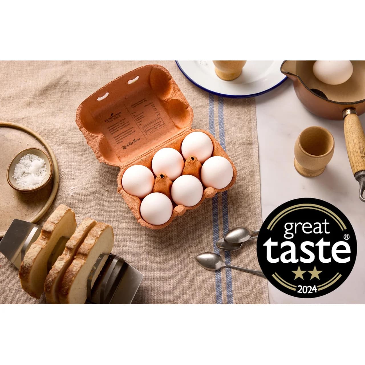 Free Range White Eggs