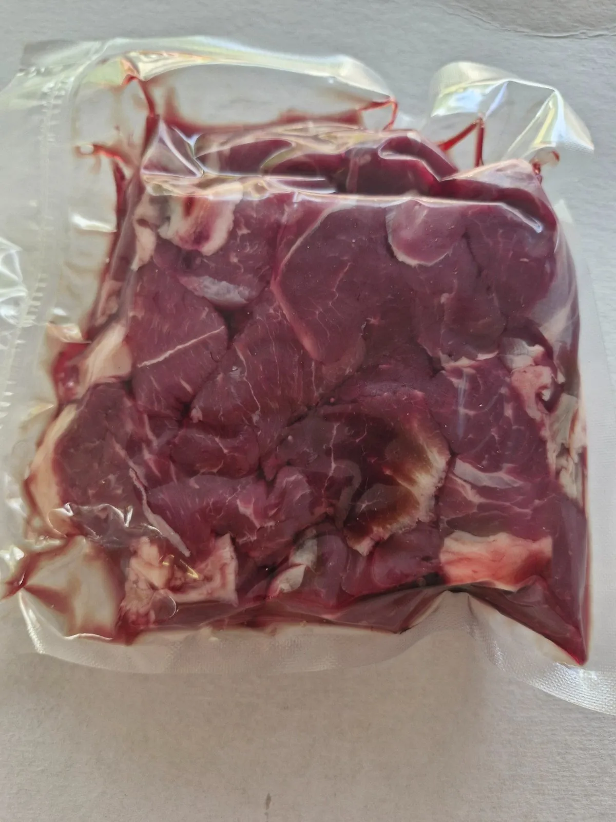 Diced beef