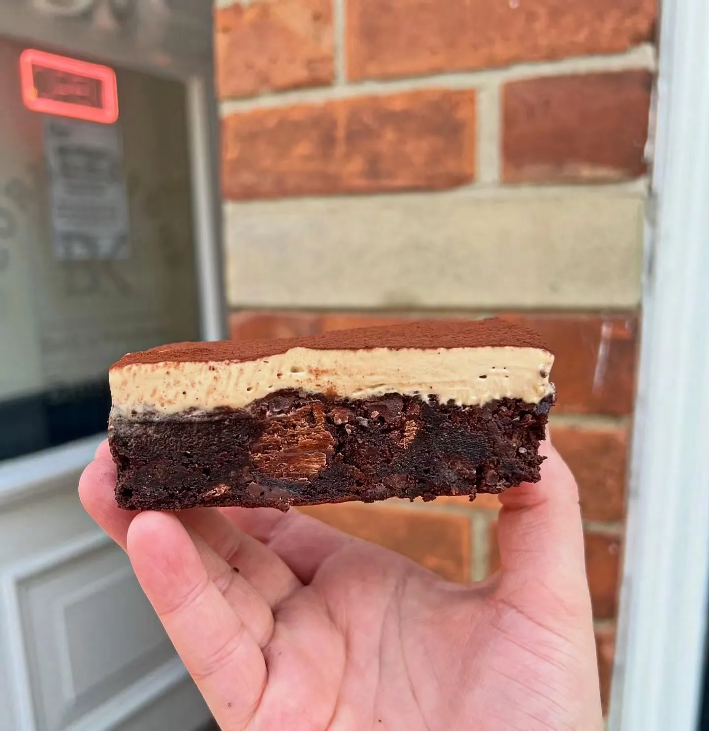 Tiramisu Layer Brownies