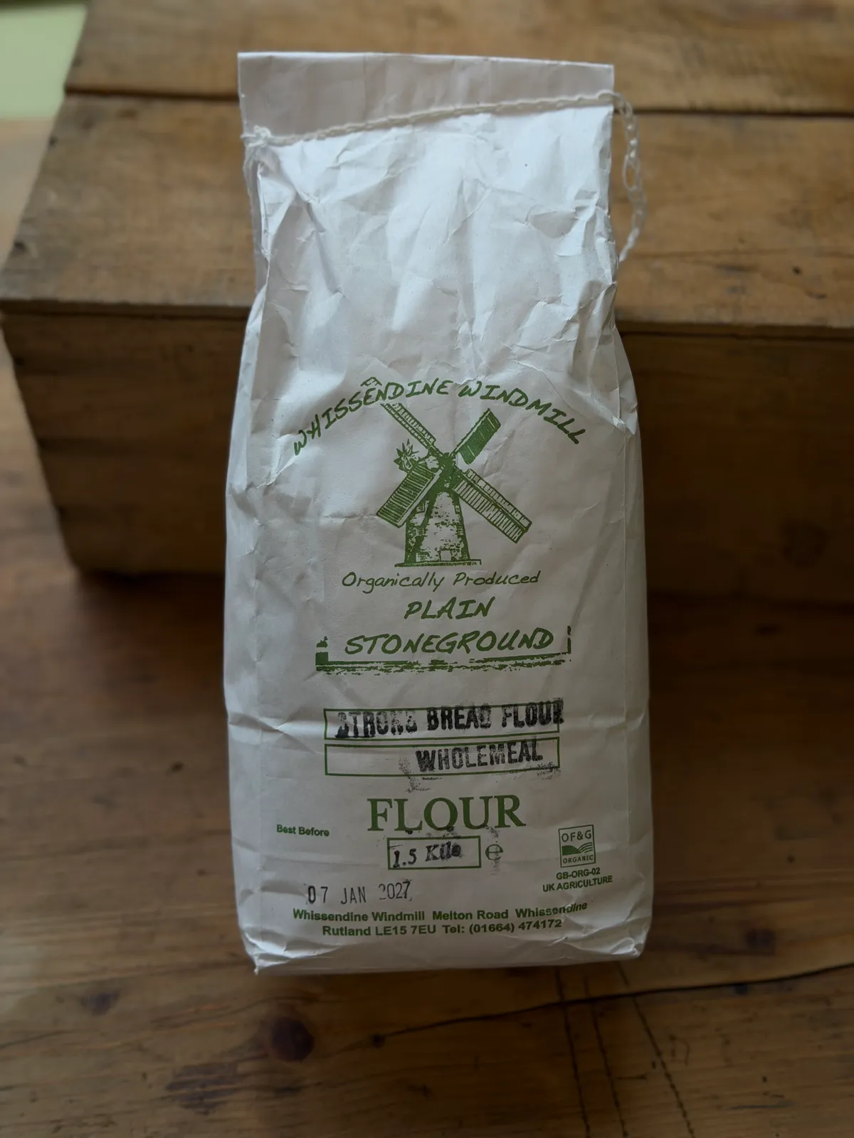 Whissendine Windmill Organic Strong Wholemeal Bread Flour