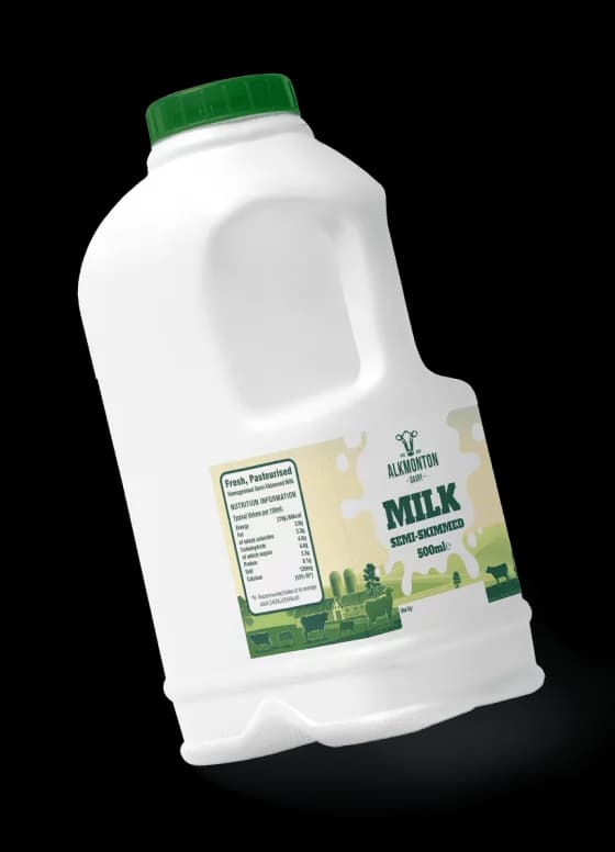 Semi Skimmed Milk (500ml Plastic Carton)