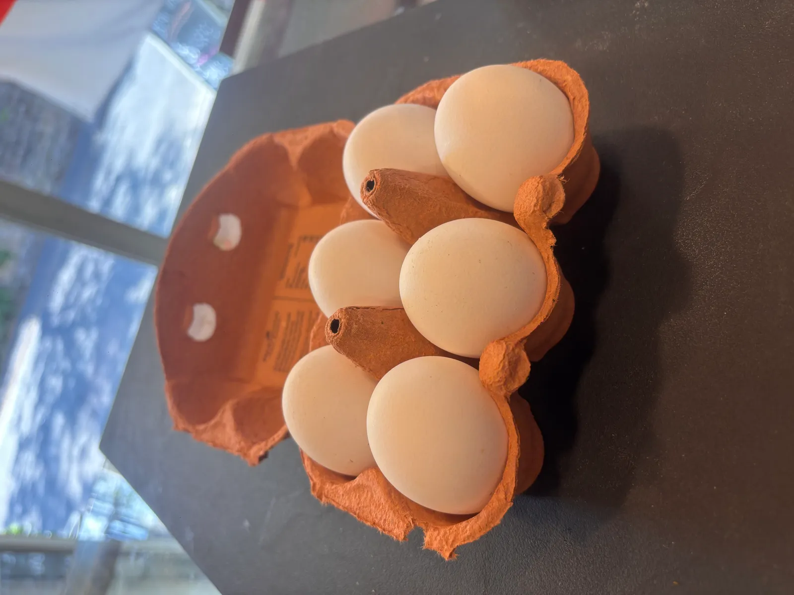 Free range eggs 1/2 dozen