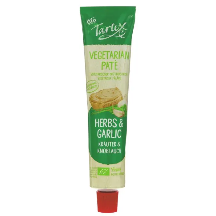 Tartex vegetarian pate - Herbs and Garlic