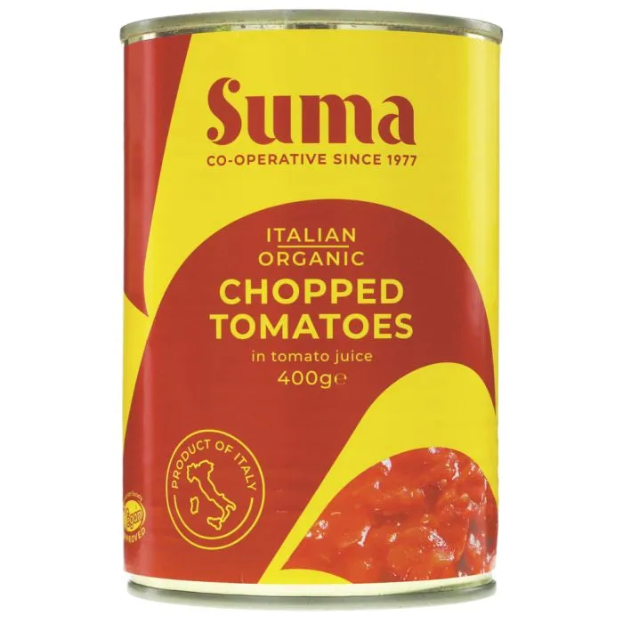 Suma organic chopped tomatoes
