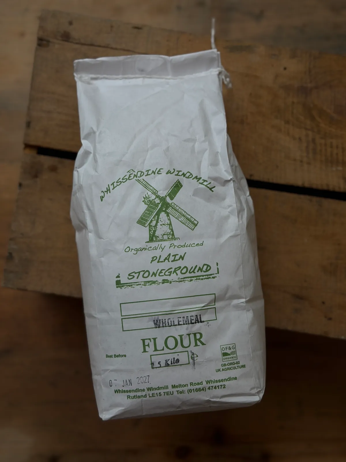 Whissendine Windmill Organic Wholemeal Flour