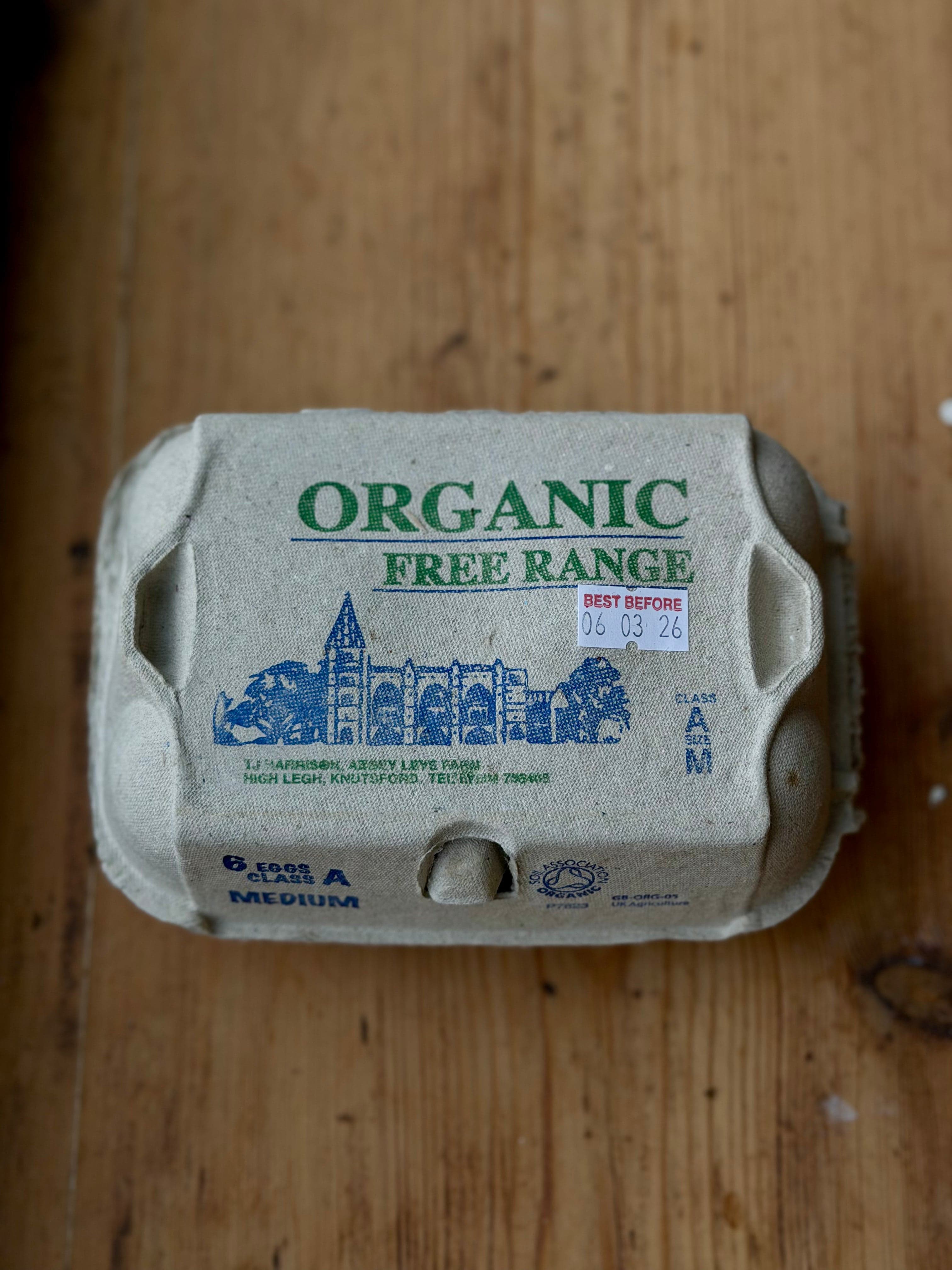 Organic Pasture Raised Eggs (Medium)