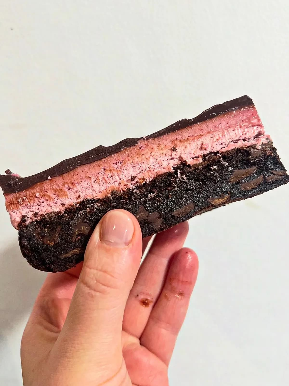 Raspberry Layer Brownies