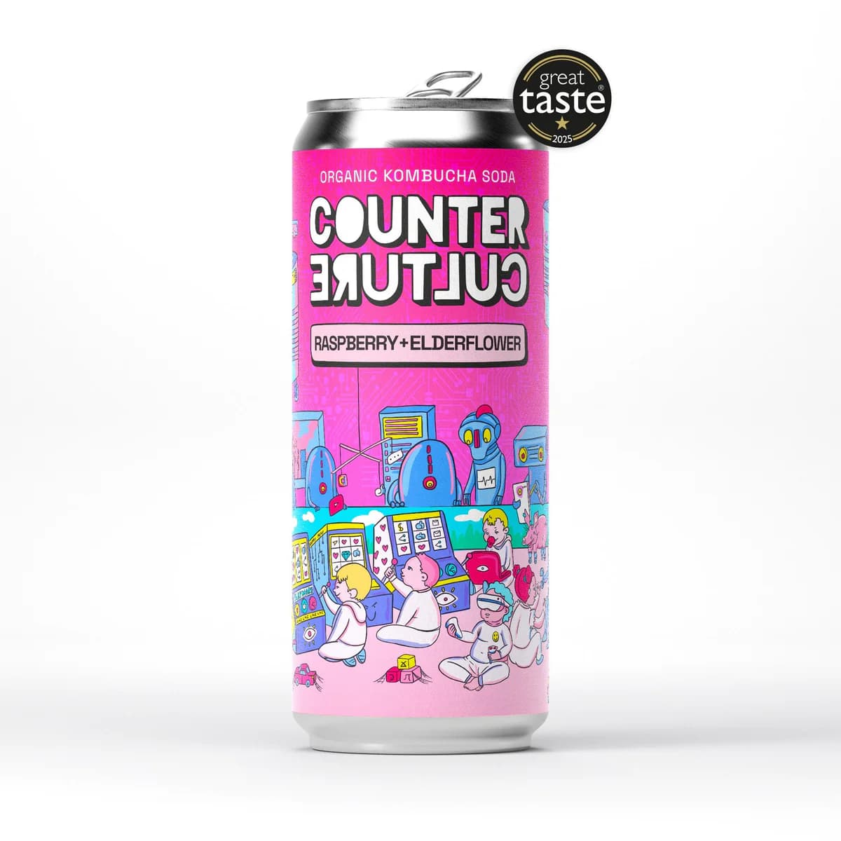 Counter Culture Raspberry & Elderflower Kombucha
