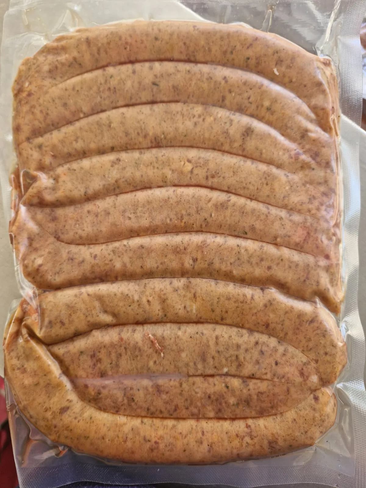 Maple and chilli sausages