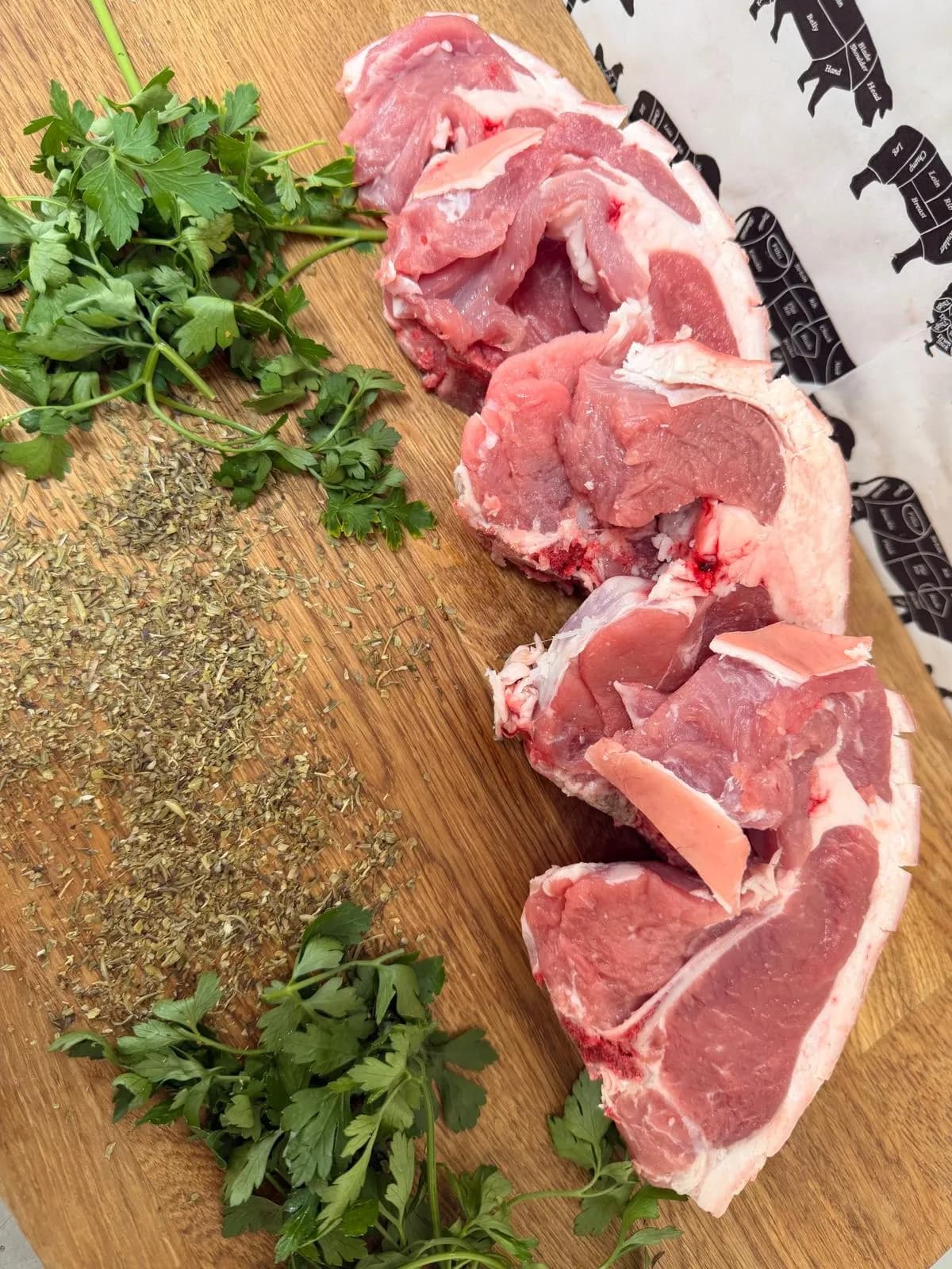 Belper reared lamb chops