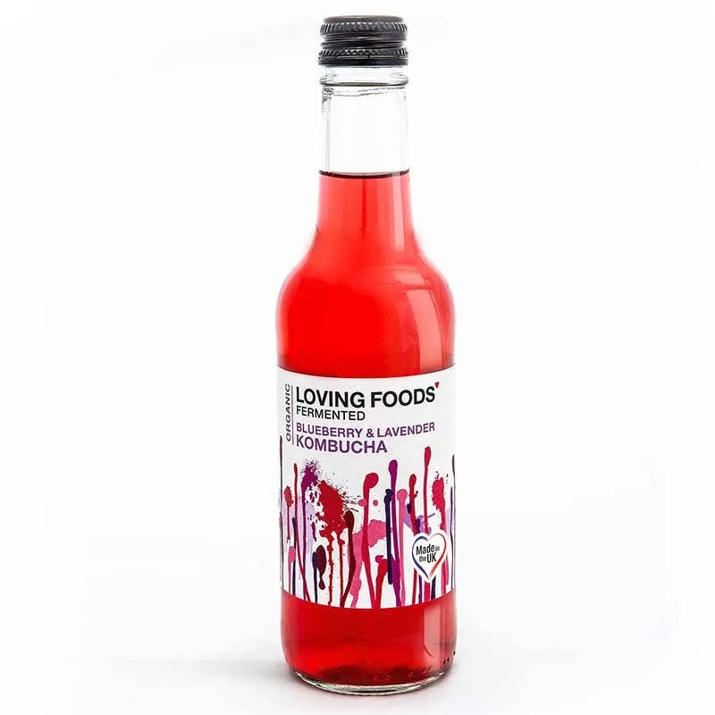 Loving Foods Organic Blueberry & Lavender Kombucha